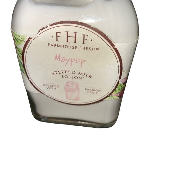 Farmhouse Fresh Maypop Steeped Milk Lotion Steeped with Passion Fruit 8 oz NEW - Picture 3 of 5
